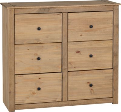 Panama 6 Drawer Chest
Natural Wax