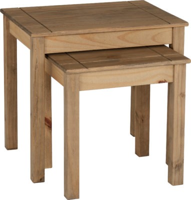 Panama Nest of 2 Tables
Natural Wax