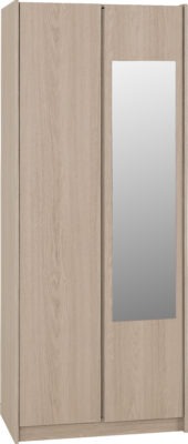 Paris 2 Door Mirrored Wardrobe
Smoked Ash Effect