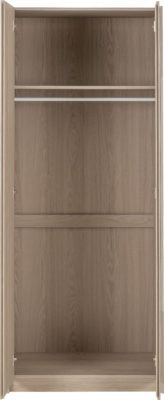 Paris 2 Door Mirrored Wardrobe
Smoked Ash Effect