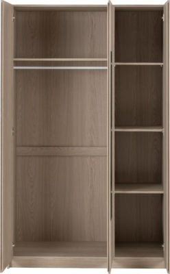 Paris 3 Door Mirrored Wardrobe
Smoked Ash Effect