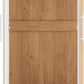 Seville 2 Door 1 Drawer Wardrobe
Grey High Gloss/Light Oak Effect Veneer