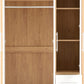 Seville 3 Door 2 Drawer Wardrobe
White High Gloss/Light Oak Effect Veneer