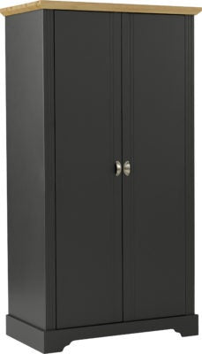 Toledo 2 Door Wardrobe
Grey/Oak Effect