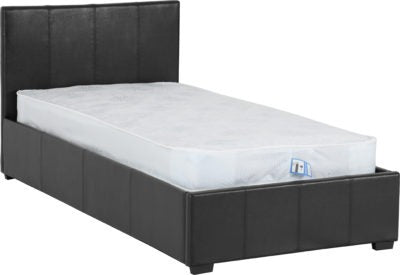 Waverley 3' Storage Bed
Black Faux Leather