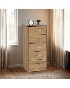 Charles 5 Drawer Narrow Chest