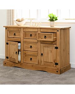 Corona 2 Door 5 Drawer Sideboard