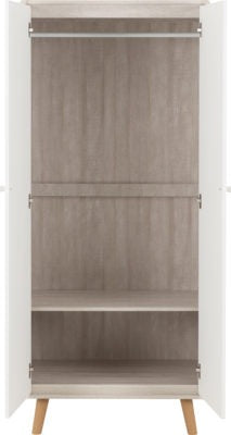 Dixie 2 Door Wardrobe
Dusty Grey/White