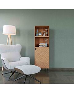 Leon 1 Door 2 Shelf Cabinet