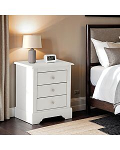 Stratford 3 Drawer Bedside