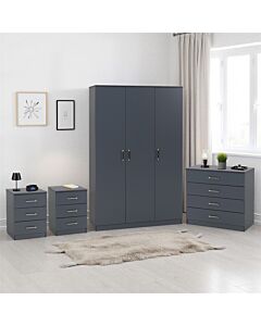 Dakota 3 Door Wardrobe Bedroom Set