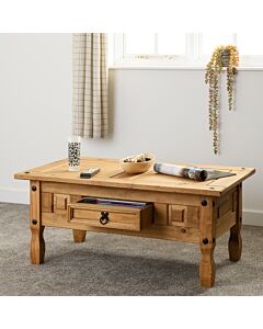 Corona 1 Drawer Coffee Table