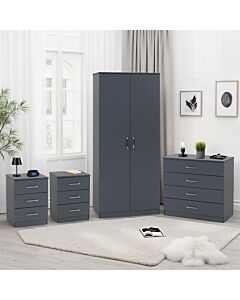 Dakota 2 Door Wardrobe Bedroom Set