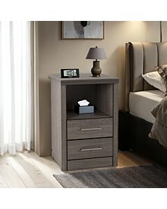 Lisbon 2 Drawer 1 Shelf Bedside