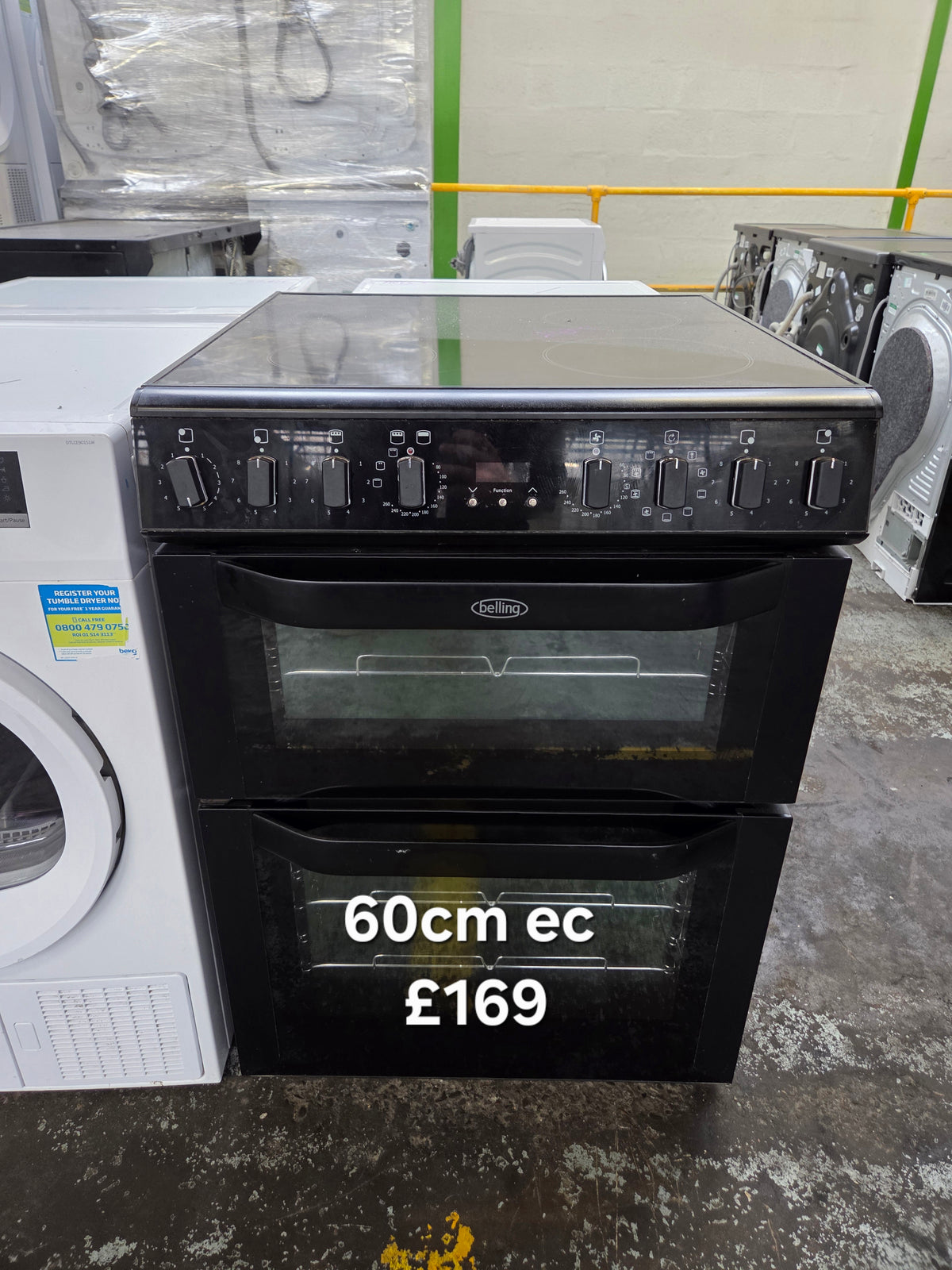 Belling BELFSE60MF 60cm Electric cooker Refurbished | 120 Day Warranty | Free Delivery