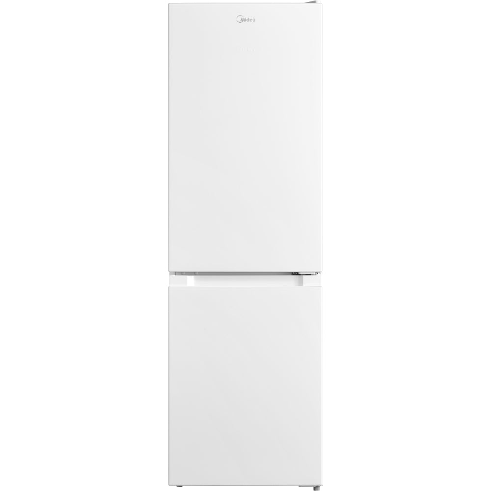 Midea MDRB254FGE01 Freestanding Fridge Freezer, No Frost, 173L, 120L Fridge+ 53L Freezer with LED Light, 47.0cm Wide