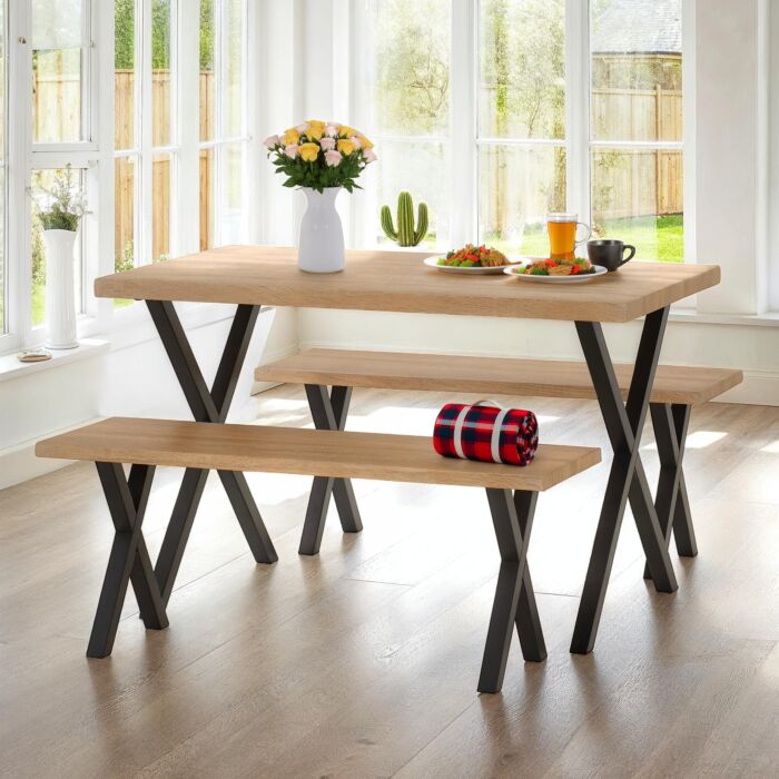 Buxton Dining Bench Set