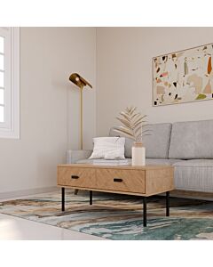 Leon 2 Drawer Coffee Table