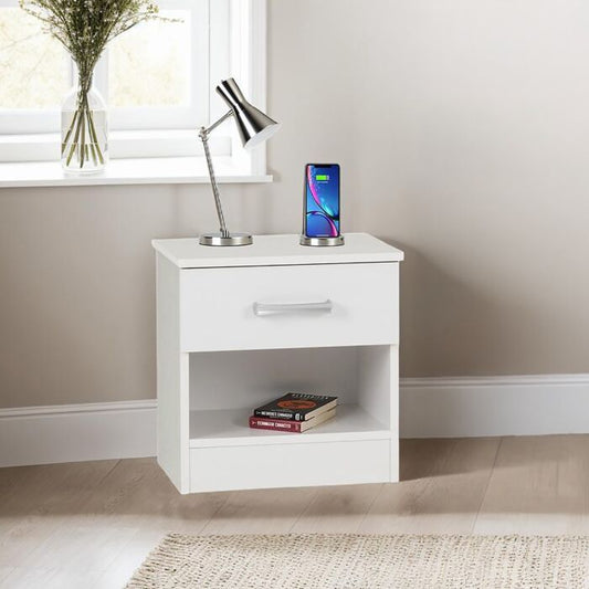 Polar 1 Drawer Bedside